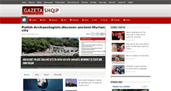 Desktop Screenshot of gazetashqip.com